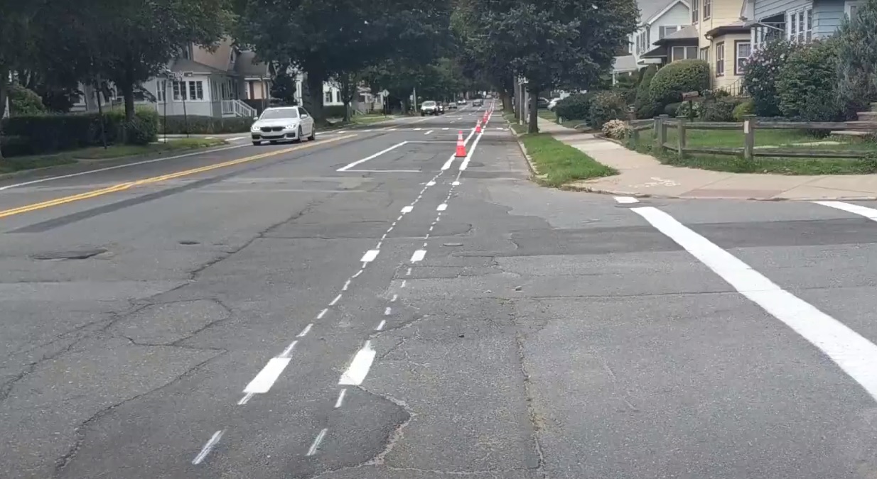 Main Street Pilot Striping