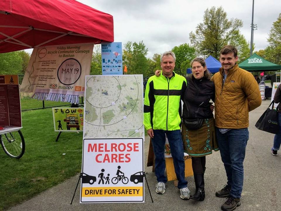 Ped/Bike Committee Members at a Healthy Melrose event